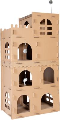 Show full view: Tiger Tough Castle Playground Corrugated Cat Scratcher slide 2 of 9