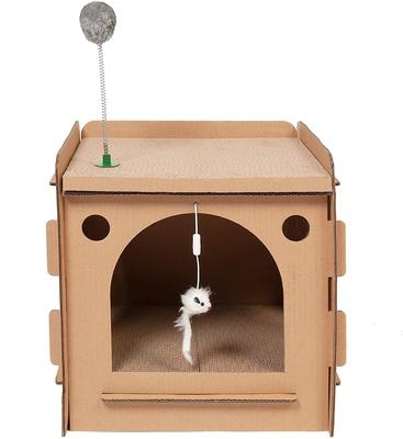 Show full view: Tiger Tough Condo Hideaway Corrugated Cat Scratcher slide 1 of 6