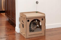 Tiger Tough Condo Hideaway Corrugated Cat Scratcher slide 2 of 5