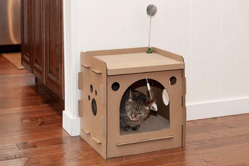 Show full view: Tiger Tough Condo Hideaway Corrugated Cat Scratcher slide 2 of 6