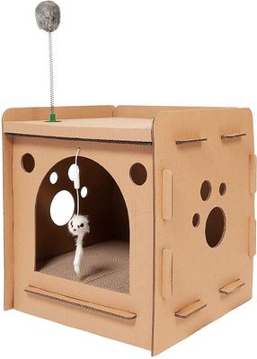 Show full view: Tiger Tough Condo Hideaway Corrugated Cat Scratcher slide 3 of 6