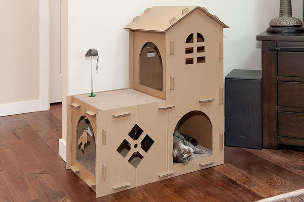 Show full view: Tiger Tough Farmhouse Playground Corrugated Cat Scratcher slide 2 of 9
