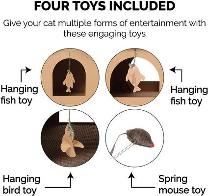 Show full view: Tiger Tough Farmhouse Playground Corrugated Cat Scratcher slide 5 of 10