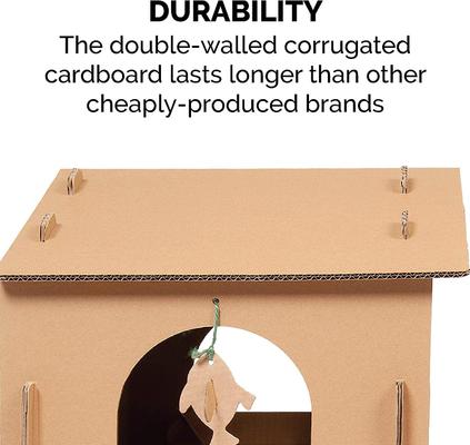 Show full view: Tiger Tough Farmhouse Playground Corrugated Cat Scratcher slide 6 of 10