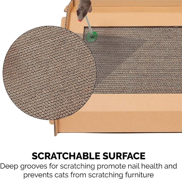 Show full view: Tiger Tough Farmhouse Playground Corrugated Cat Scratcher slide 7 of 9