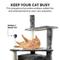 Show in main carousel: Tiger Tough Platform House Playground 59.8-in Faux Fur Cat Tree & Condo, Grey slide 5 of 10