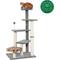 Show in main carousel: Tiger Tough Play Stairs 49.5-in Faux Fur Cat Tree, Grey slide 5 of 10