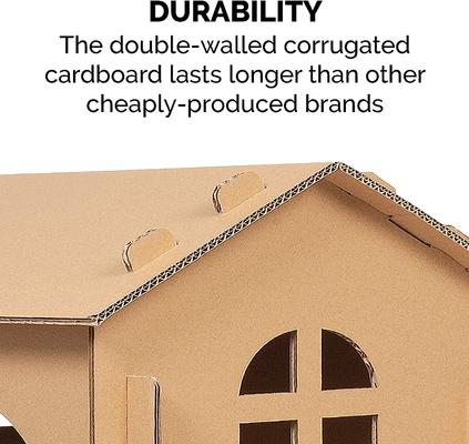 Show full view: Tiger Tough Townhouse Playground Corrugated Cat Scratcher slide 5 of 8