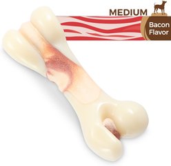 Tikaton Bacon Flavored Dog Chew Toy, Medium