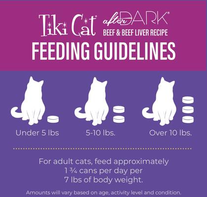 Show full view: Tiki Cat After Dark Pate Beef & Beef Liver Recipe Grain-Free Wet Cat Food, 3-oz can, case of 12 slide 8 of 11