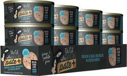 Tiki Cat After Dark Pate+ Chicken & Quail Egg Grain-Free Wet Cat Food, 2.8-oz can, case of 12 slide 2 of 9