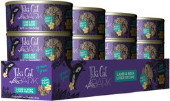 Tiki Cat After Dark Pate Lamb & Beef Liver Recipe Grain-Free Wet Cat Food, 3-oz can, case of 12 slide 2 of 9