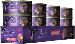 Tiki Cat After Dark Pate Rabbit & Chicken Liver Recipe Grain-Free Wet Cat Food, 3-oz can, case of 12 slide 2 of 9