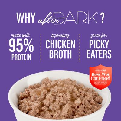 Show full view: Tiki Cat After Dark Pate Rabbit & Chicken Liver Recipe Grain-Free Wet Cat Food, 3-oz can, case of 12 slide 5 of 12