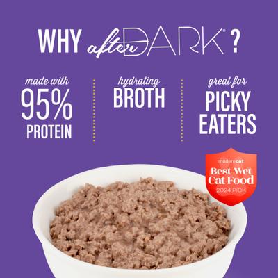 Show full view: Tiki Cat After Dark Pate Variety Pack Grain-Free Wet Cat Food, 3-oz can, case of 12 slide 5 of 11