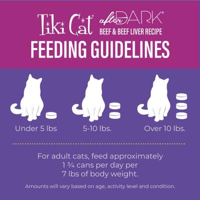 Show full view: Tiki Cat After Dark Pate Variety Pack Grain-Free Wet Cat Food, 3-oz can, case of 12 slide 7 of 11