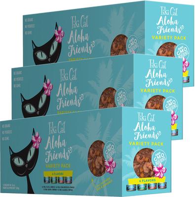 Tiki Cat Aloha Friends Variety Pack Grain-Free Wet Cat Food
