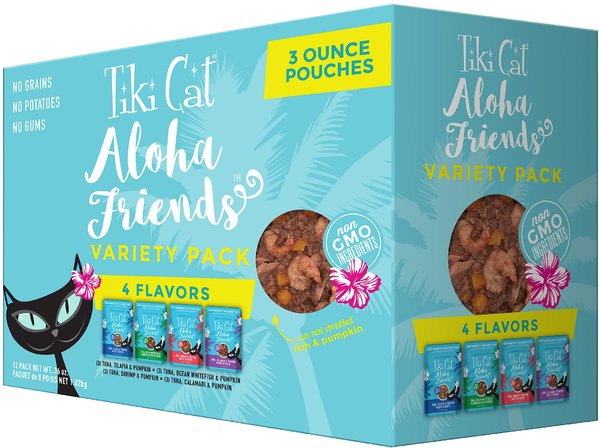 Canned Cat Tiki Cat Dry Food TIKI CAT Aloha Friends Variety Pack