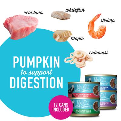 Show full view: Tiki Cat Aloha Friends Variety Pack + King Kamehameha Grill Variety Pack Canned Cat Food slide 4 of 10