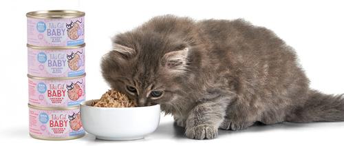 Show full view: Tiki Cat Baby Chicken & Salmon Recipe Grain-Free Wet Kitten Food, 2.4-oz can, case of 12 slide 8 of 11