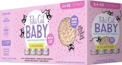 Tiki Cat Baby Variety Pack Shreds Grain-Free Wet Cat Food, 2.4-oz can, case of 12
