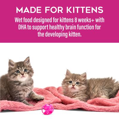 Show full view: Tiki Cat Baby Whole Foods Variety Pack Grain-Free Wet Kitten Food, 2.4-oz can, case of 24 slide 6 of 11