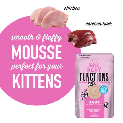 Show full view: Tiki Cat Born Carnivore Baby Functional Cat Food Topper, 1.5-oz pouch, case of 12 slide 4 of 11