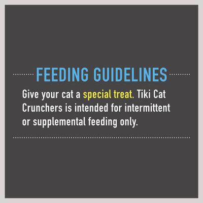 Show full view: Tiki Cat Crunchers Tuna Flavor Cat Treats, 2-oz pouch, pack of 6 slide 8 of 10