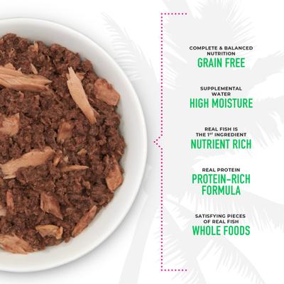 Show full view: Tiki Cat Grill Ahi Tuna Grain-Free Canned Cat Food, 2.8-oz can, case of 6 slide 6 of 12