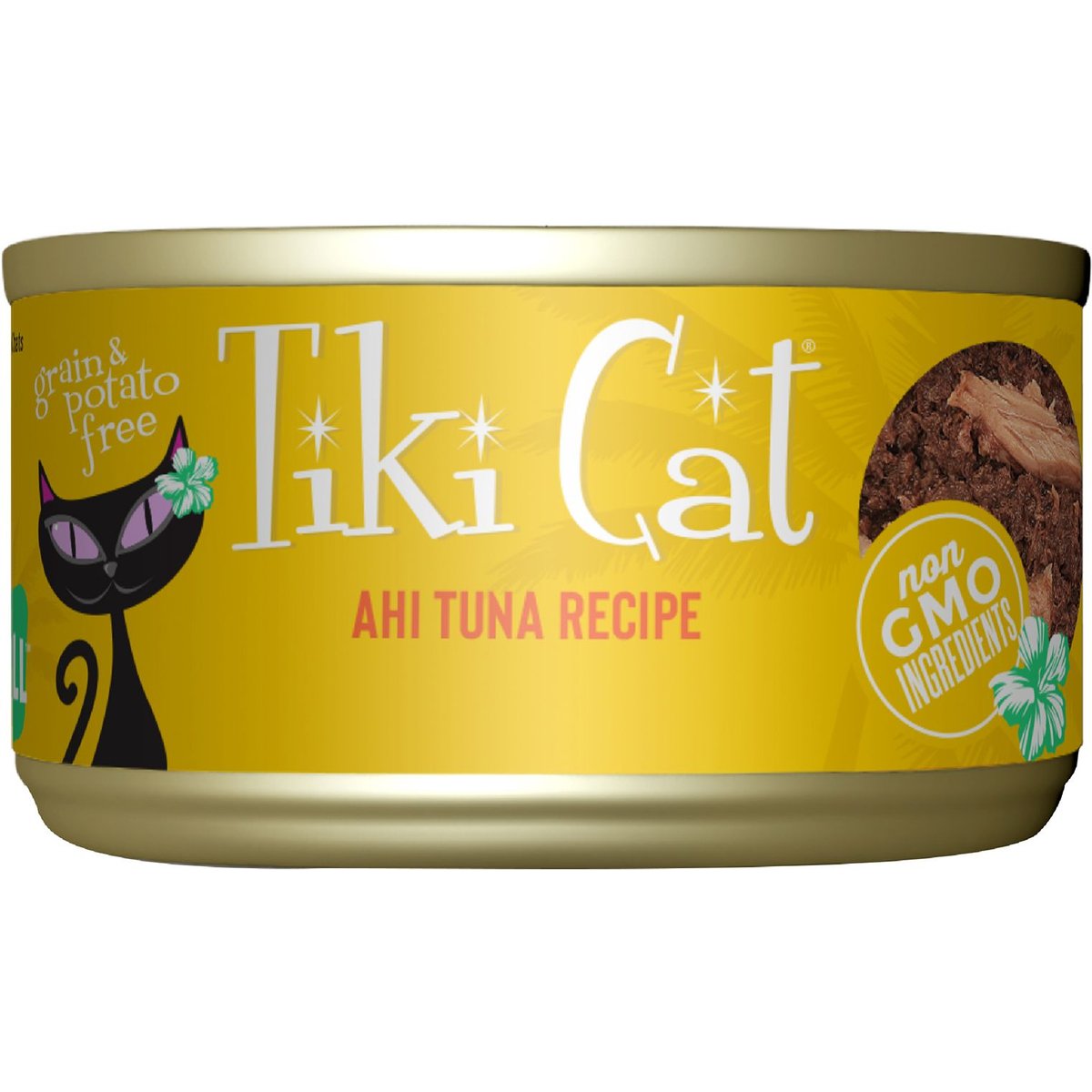 Tiki Cat Hawaiian Grill Ahi Tuna Canned Cat Food, 2.8-oz, case of 12