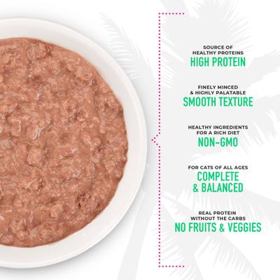 Show full view: Tiki Cat Grill Mackerel & Sardines Recipe in Broth Grain-Free Pate Wet Cat Food, 2.8-oz can, case of 6 slide 6 of 11