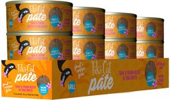 Tiki Cat Grill Tuna & Prawn Recipe in Tuna Broth Grain-Free Pate Wet Cat Food, 2.8-oz can, case of 12 slide 2 of 9