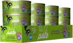 Tiki Cat Luau Ahi Tuna & Mackerel Pate Wet Cat Food, 2.8-oz can, case of 12 slide 2 of 9