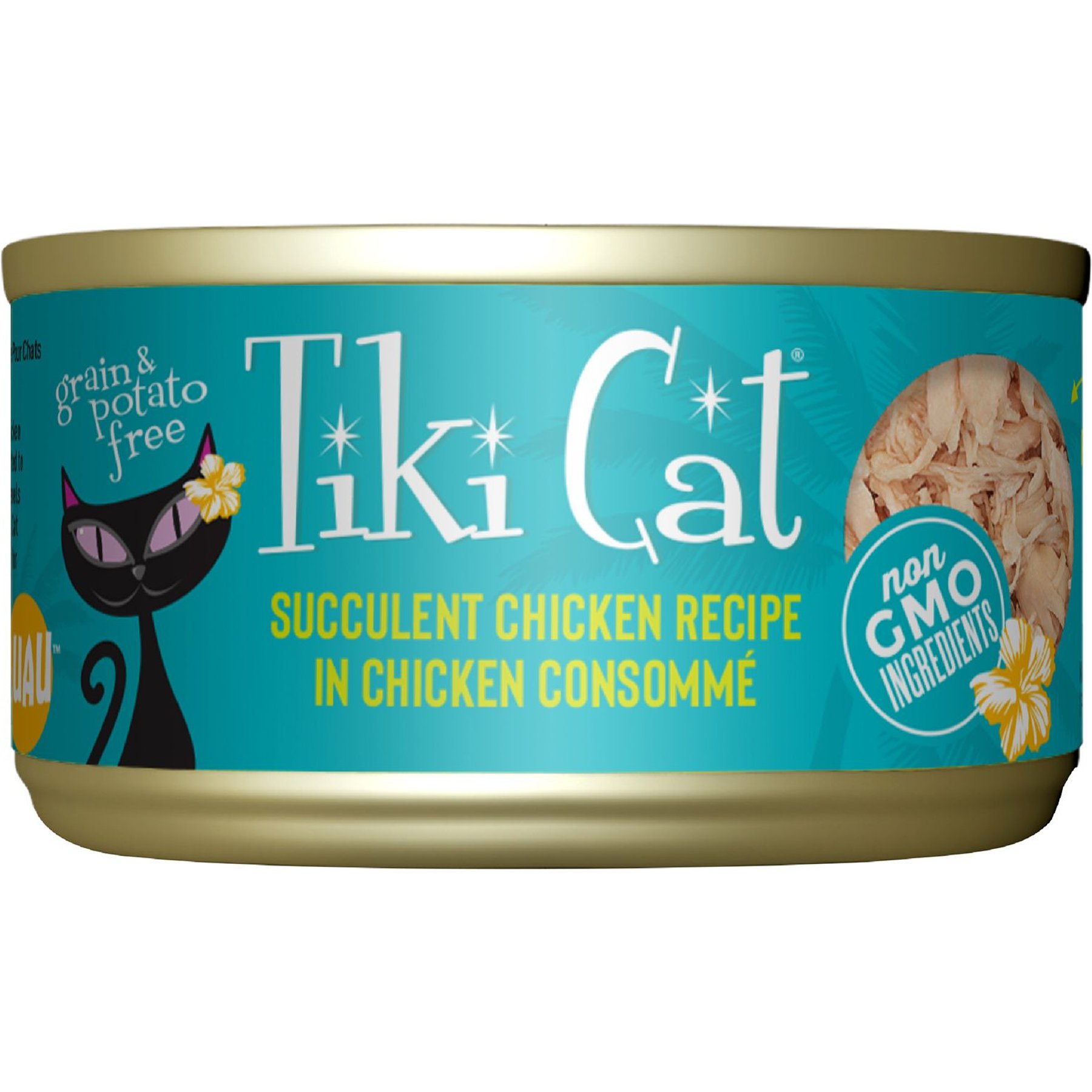 Tiki Cat Chicken in Chicken Consomme Canned Cat Food, 2.8-oz, 12 ct