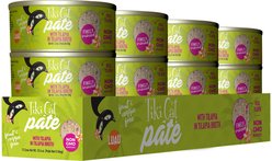 Tiki Cat Luau Tilapia Pate Wet Cat Food, 2.8-oz can, case of 12 slide 2 of 9