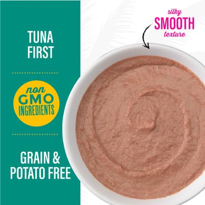 Show full view: Tiki Cat Luau Velvet Mousse Tuna & Chicken Grain-Free Wet Cat Food, 2.8-oz pouch, case of 12 slide 7 of 11