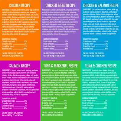 Show full view: Tiki Cat Luau Velvet Mousse Variety Pack Grain-Free Wet Cat Food, 2.8-oz pouch, case of 12 slide 5 of 11