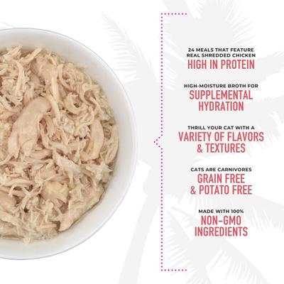 Show full view: Tiki Cat Mega Pack Chicken Craves Variety Pack Wet Cat Food, 2.8-oz can, 24 count slide 6 of 10