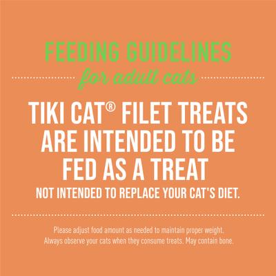 Show full view: Tiki Cat Salmon Filet Grain-Free Cat Treats, 1-oz bag, pack of 12 slide 7 of 10