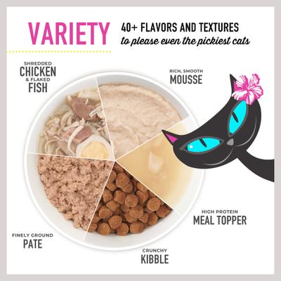 Show full view: Tiki Cat Seafood Selects Variety Pack Grain-Free Wet Cat Food, 2.8-oz, case of 36 slide 8 of 11