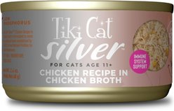 Tiki Cat Silver Chicken Grain-Free Wet Cat Food, 2.4-oz, case of 12