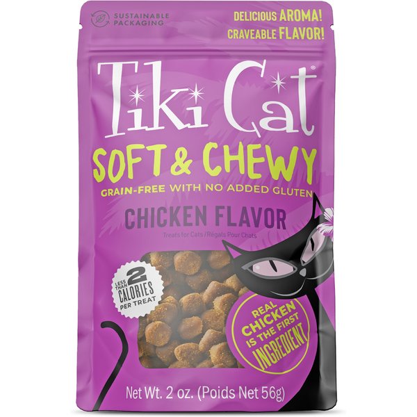 Tiki Cat Baby Soft & Chewy Chicken Flavor Grain-Free Cat Treats, 2-oz bag
