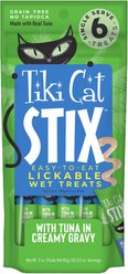 Tiki Cat Stix Tuna Grain-Free Cat Treats, 0.5-oz pouch, pack of 6 slide 1 of 7