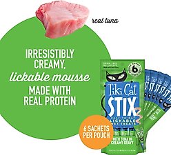Tiki Cat Stix Tuna Grain-Free Cat Treats, 0.5-oz pouch, pack of 6 slide 2 of 7