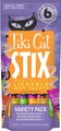 Tiki Cat Stix Variety Pouch Grain-Free Wet Cat Treat, 0.5-oz pouch, pack of 6