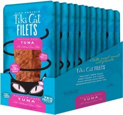 Tiki Cat Tuna Filet Grain-Free Cat Treats, 1-oz bag, pack of 12 slide 2 of 9