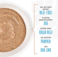 Tiki Dog Baby Mousse for Puppies Grain-Free, Beef, Beef Liver & Pumpkin Recipe Wet Dog Food, 3-oz pouch, case of 12 slide 2 of 8