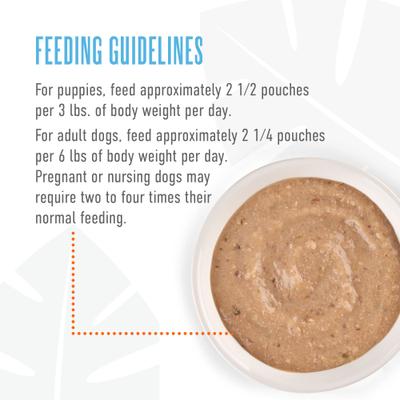 Show full view: Tiki Dog Baby Mousse for Puppies Grain-Free, Beef, Beef Liver & Pumpkin Recipe Wet Dog Food, 3-oz pouch, case of 12 slide 6 of 9