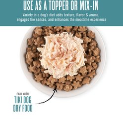 Tiki Dog Born Carnivore Protein Booster Chicken & Duck Recipe in Broth Grain-Free Dog Food Topper, 2.1-oz pouch, case of 12 slide 2 of 8
