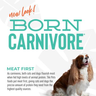 Show full view: Tiki Dog Born Carnivore Savory Grain-Free Herring, Peas & Lentils Recipe Dry Dog Food, 3.5-lb bag slide 7 of 10